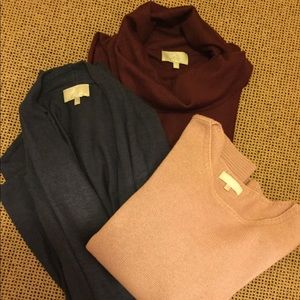 EUC Lot 3 Sweaters size L Joan Vass and Benedetta